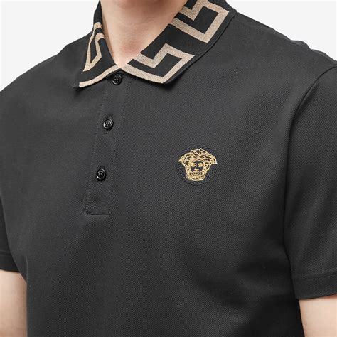 versace polo medusa|Medusa Greca Polo Shirt Black .